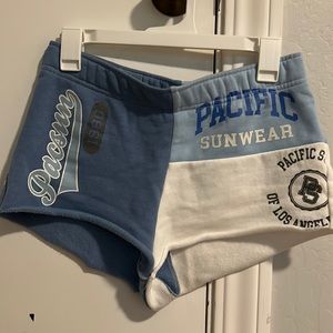 Patched pacsun sweat shorts (size XS)